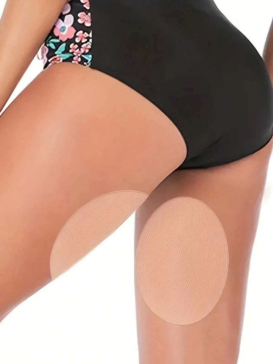 20/10pcs Anti-Chafing Thigh Bands, TPU & Non-Woven Fabric Self-Adhesive Transparent Invisible Thigh Protectors, Sweat-Absorbent Comfortable Body Patches, Prevent Friction - Multicolor - View 1