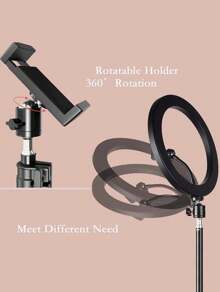 26 cm Anneau lumineux + Trépied Convient pour les selfies et la diffusion en direct, la photographie, lumière portable pour selfie et téléphone