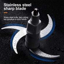 SOKANY 7028 多功能电动绞肉机，4升大容量，双层四刀片，两档速度设置，800瓦大功率，不锈钢材质，适用于家庭和餐厅，可用作食物搅拌机、绞肉机、压蒜器、蔬菜切丝器、洋葱切片器，也可用于加工生姜、辣椒、水果和肉类。