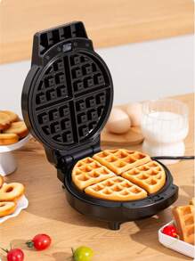 SCISHARE 600W 3-In-1 Waffle Maker With Interchangeable Plates - Non-Stick Dual Heating, Compact & Portable For Waffles/Donuts, Detachable & Washable, Space-Saving Design,Easy Clean,Multi-Function Breakfast Maker