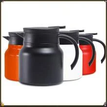 1L(34OZ) Thermal Coffee Carafe Tea Pot Stainless Steel, Double Wall Vacuum Insulated, Coffee  For Coffee Milk Tea - Multicolor - View 1