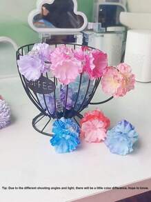 1 pièce Pince à cheveux fleur, pince latérale florale, pince à cheveux, accessoire de cheveux Camélia