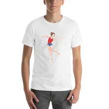 AVIREX Men's Sporty Graphic Print Cotton T-Shirt Regular Fit Durable Fabric Machine Washable Casual Style Print Short Sleeve  T-Shirt, Women's Casual  T-Shirt Machine Washable, Suitable For All Seasons - 白色 - 查看 6