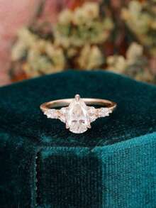 1 套复古情侣哥特式订婚戒指，古董银质分支戒指，男女通用巫师戒指，深色几何指环 - 彩色 - 查看 110