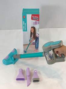 Ensemble de jouets aspirateur pour enfants, jeu de simulation de nettoyage pour la coordination main-œil, jeu de rôle de balayage et de travaux ménagers, jouets interactifs pour garçons et filles, cadeau créatif pour l'anniversaire, la rentrée scolaire