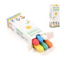 6pcs Dustless Watercolor Chalk Set With Rotatable Chalk Holders (No Dirty Hands), Suitable For Chalkboard, Whiteboard, Greenboard And Glass Surface, Smooth Writing Without Sticking, Recommended As Teacher's Day Gift, Home Classroom And DIY, Preferred By Street Drawing Hobbyists, School Supplies,Back To School