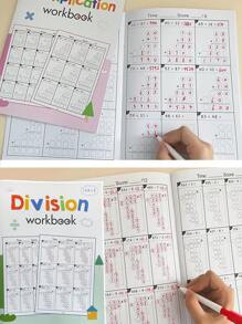 32 Pages Of Basic Math Workbook For Kids, Number Lines For Addition And Subtraction, Addition And Subtraction Within 1000, Mixed Operations, Multiplication And Division Calculation Programs, Preschool Family Education, Kindergarten School Workbook, Cultivate Children's Interest In Learning Mathematics, Improve Learning Ability, Inspire Children's Logical Thinking, Give Children Gifts, School Season Gifts,Back To School