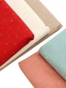 1 件 50x140cm 水钻灯芯绒面料，纯色灯芯绒条纹面料，手工 DIY 面料，适用于裤子、沙发、家居装饰 - 特殊场合 DIY 面料，100% 涤纶 - 彩色 - 查看 2