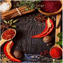 3 Piece Kit - 125cm X 60cm Abstract Decorative Kitchen Pictures Theme Herbs Pepper Mural 8mm Thick Panel - 彩色 - 查看 6