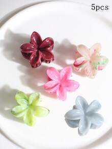 4/5/6/8件迷你简约发夹时尚发饰优雅发夹 - 彩色 - 查看 6