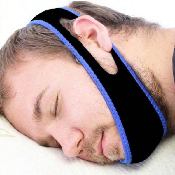 Anti-Snoring Chin Strap: Non-Snoring, Suitable For All Genders, Adjustable Size, Odorless, Lightweight