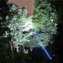 1 pièce Lampe de poche d'autodéfense avec lumière latérale, OSL+8 LED, 4 modes d'éclairage, lampe de sécurité puissante, torche tactique pour l'extérieur, lampe de baseball à lumière intense, pour la patrouille extérieure, l'aventure, la chasse, le camping, la randonnée, anti-émeute, les urgences, le travail