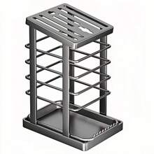 1pc Multipurpose Kitchen Knife Holder, Organizer & Drainer Set - Multicolor - View 10