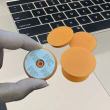 Airbag Phone Grip With Extension Bracket, Phone Holder Stand Korea Plain Phone Grip Phone Ring Holder Stand Retractable Bracket For Mobile Phones And Tablet Compatible With IPhone, Android Phone, Gift For Birthday, Family, Friends Push-Pull Phone Grip, Phone Accessories