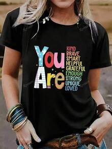 Summer Tops,You Are Very Friendly T -Shirt, Return To School T -Shirt, Teacher T -Shirt, Teacher Thanks To T -Shirts, Retro Teachers T -Shirts, Kindergarten Teachers,Graphic Tees Women