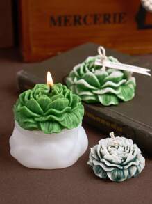 1pc Peony Flower Silicone Candle Mold, Suitable For Making 3D Floral Candles, Scented Stone, Resin Crafts And Other Handmade Items, Decor For Home, Mother's Day, Festivals, Parties