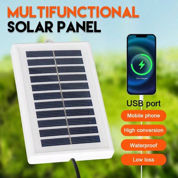 1 Stück Solarpanel Einzelkristall Epoxid Platine 5V Stromerzeugung Photovoltaiksystem Solarstromversorgung Tragbare Notfall Outdoor Ladeplatte ohne Batterien, muss direkt an Geräte angeschlossen werden, um Strom zu liefern