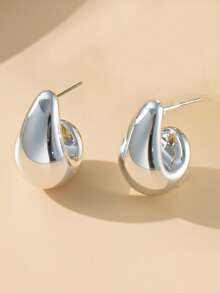 2-18 件时尚彩色泪珠形耳环套装，简约优雅的设计，适合日常佩戴或女性节日礼物 - 彩色 - 查看 6