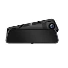Cámara de registro para automóvil de doble lente de 9,66 pulgadas, grabación frontal y trasera. Incluye soporte WiFi, GPS, resolución Full HD 1080p, pantalla táctil IPS, diseño de espejo retrovisor automotriz, grabación cíclica y visión nocturna. - Negro - Ver 6