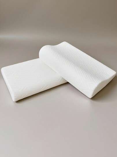 Memory Foam Pillow, Bamboo Fiber Slower Rebound, Health Care, Relaxing Orthopedic Neck Support Relief 35X56 view 4