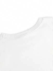 [New Recommended] Cat Coffee Pattern Printed T-Shirt, Women's Casual, Vacation, Short-Sleeved Round Neck, Spring And Summer, Machine Washable, New Women's Clothing, Versatile For Street Wear, Thin, Comfortable Cotton T-Shirt - 白色 - 查看 4