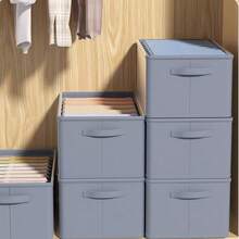 6 Grids With Washable Foldable PP Board Clothes And Trousers Storage Box - 7 grades - 查看 3
