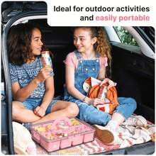 8-Compartment Snackle Box Container With Lid & Handle – Food-Safe PP Plastic Portable Snack Organizer For Charcuterie, Grid Storage Box, Large Capacity Refrigerator Fresh-Keeping Box, Portable Fruit Storage Box, Drain Box, Kitchen Seasoning Box, For Fruits, Nuts, Travel, Office & Picnics, Back To School, School Supplies, School Supplies 1PC