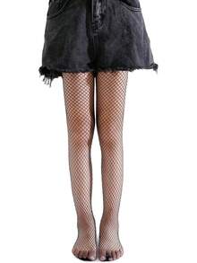 Pareberry Girl's Wide Fishnet Stockings Children's High Waist Mesh Tights For Age 5-14