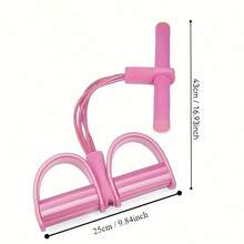 Home Pedal Resistance Band - Elastic Pull Rope, Suitable For Home Exercise, Yoga Enthusiasts, Improve Body Flexibility, Flexibility, Maintain A Perfect Figure, Resistance Band - Hồng - Xem 3
