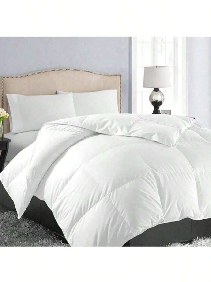 Cool Feeling Comforter, Cool Comforter For All Seasons, Super Soft And Fluffy Fiber Comforter, Lightweight Comforter Luxurious And Breathable For All Seasons, Solid Colors, Perfect Holiday Gift!