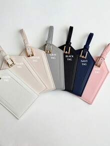 个性化定制文字、护照套和行李牌是节日、生日、伴娘、婚礼回礼、女士礼物、男士礼物、母亲节礼物和父亲节礼物的创意之选。 - 彩色 - 查看 3