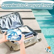 [2025 New Model] Pool Floats - Inflatable Pool Floats With Cup Holders,Unibody Pool Lounger Float With Handle,Ideal Pool Toys For Pools,Beach,Lakes, Rivers,Water Party 2025 Beach Vacation Essentials - P3 - 查看 6