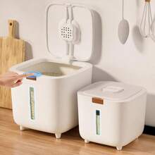 Rice Storage Bins - White - View 4