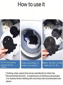 10/5/3/2/1pc Pet Hair Removal Washing Machine Balls, Fluffy Laundry Balls - Anti, Washing Machine Cleaning Ball,Reusable & Durable Lint Catcher, Keeps Clothes & Bedding Fur-Free, Essential For Pet Owners- Enhance Your Laundry Experience(Random Color And Style)