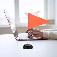 TLL  6pcs Mini Flag Holder Stands For Small Flags For Office Table Use Parties Decorations Festivals With Simple StructureTLL