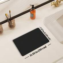 1 件纯色滴干垫，防滑吸水耐磨咖啡机垫，柔软硅藻土排水垫，排水垫，咖啡垫，酒吧餐厅垫，宠物垫，餐具垫，浴室垫，餐桌装饰台面垫，家庭厨房用品