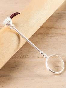 1 pieza, Soporte de cigarrillo con diseño de rosa, elegante soporte de anillo para cigarrillos, anillo de clip de dedo para cigarrillos, regalo para fumadores, accesorios de fumar