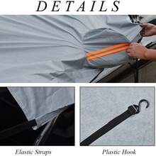 Frost Shield Car Windscreen Cover Snow Ice Protection Winter Window Guard Screen - Silver - View 6