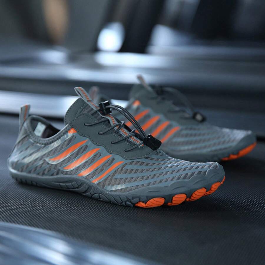 Indoor Fitness Shoes Women's Running Shoes Men's Comprehensive Training Shoes Non-Slip Soft Bottom Yoga Shoes Squat Jump Rope Sports Shoes Men's Outdoor Sports Shoes     Men Sneakers - A34 Grey - View 1