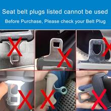 Universal Vehicle Seat Belt Extender,Eliminate The Alarm Sound When Pet Is On The Car,Alarm Silencer For Not Wearing A Seat Belt - 2PCS--grids - View 4
