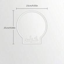 1/2/3件阿拉伯语短语亚克力桌垫茶壶垫装饰标签挂饰，适用于阿拉伯咖啡杯垫、饮料和茶壶装饰餐垫杯垫。适用于家居、活动、办公室、家庭宾客、客厅、咖啡厅、茶馆、餐厅及宴会茶具、节日礼品。咖啡厅和餐厅的识别和管理。标签设计简洁明了，易于识别和阅读。