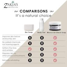 Zakia's Morocco Black Soap (Beldi) With Lavender Scent -% Natural, Body Scrub, & Natural, Purifying, Cleansing, Exfoliating Hammam Ritual- 8.0 Oz / 226gr - Argan - 查看 5