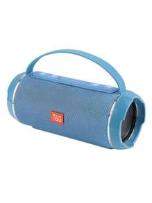 T&G سماعة بلوتوث لاسلكية محمولة قوية بقوة 10 واط، مقاومة للماء والسقوط، مزودة بحزام للحمل، تحتوي على بطارية ليثيوم وتدعم إدخال البطاقات والفلاشة، مزودة بمضخم صوت