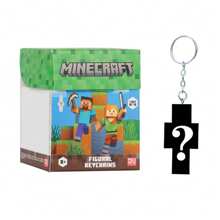 Spin Master Chaveiro gráfico Minecraft, caixa surpresa, coleção de brinquedos, chaveiro periférico oficial autorizado, autêntico, para personagens do jogo Minecraft, enfeites pequenos para mesa, caixa surpresa, presente de aniversário para amigos, 1 unidade