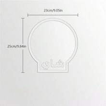 1/2/3件阿拉伯语短语亚克力桌垫茶壶垫装饰标签挂饰，适用于阿拉伯咖啡杯垫、饮料和茶壶装饰餐垫杯垫。适用于家居、活动、办公室、家庭宾客、客厅、咖啡厅、茶馆、餐厅及宴会茶具、节日礼品。咖啡厅和餐厅的识别和管理。标签设计简洁明了，易于识别和阅读。