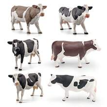 逼真的农场动物模型玩具-奶牛