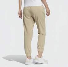 Adidas Quần dài thể thao nữ chạy bộ tập luyện ngoài trời thời trang giản dị thoải mái cộng với quần thể thao nhung - Màu Khaki - Xem 3
