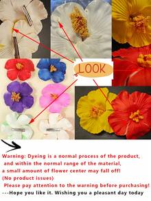 1 chiếc kẹp tóc hoa giả kiểu Bohemian đơn giản dành cho nữ, kẹp tóc càng cua, kẹp tóc cài đầu, đồ dùng học tập, trang phục du lịch, phụ kiện tóc, tóc nối, tóc giả, phụ kiện đội đầu, ghim cài tóc - Màu vàng - Xem 5