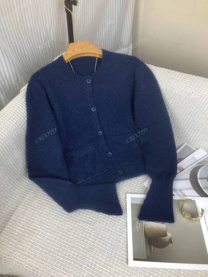 Women's Casual Open Front Knit Sweater Vest, Autumn/Winter