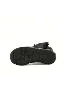 Nike Botas de nieve ROSHE para niños, de caña alta, cálidas y con forro polar. - Negro - Ver 5